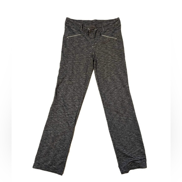 KUHL Women’s Heathered Dark Gray Bootcut‎ Stretch Drawstring Pants- Size 4 - Picture 1 of 8